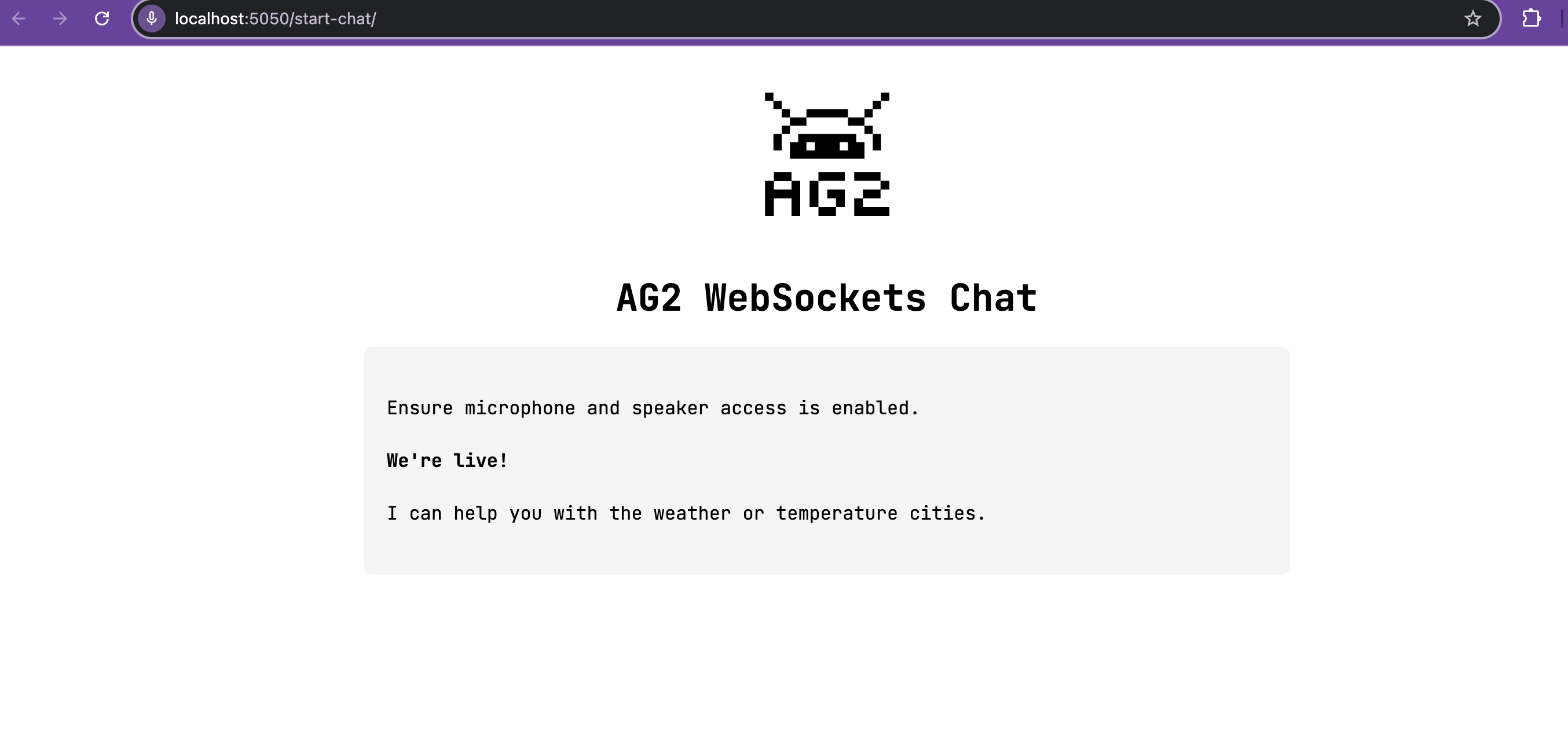 Realtime agent chat