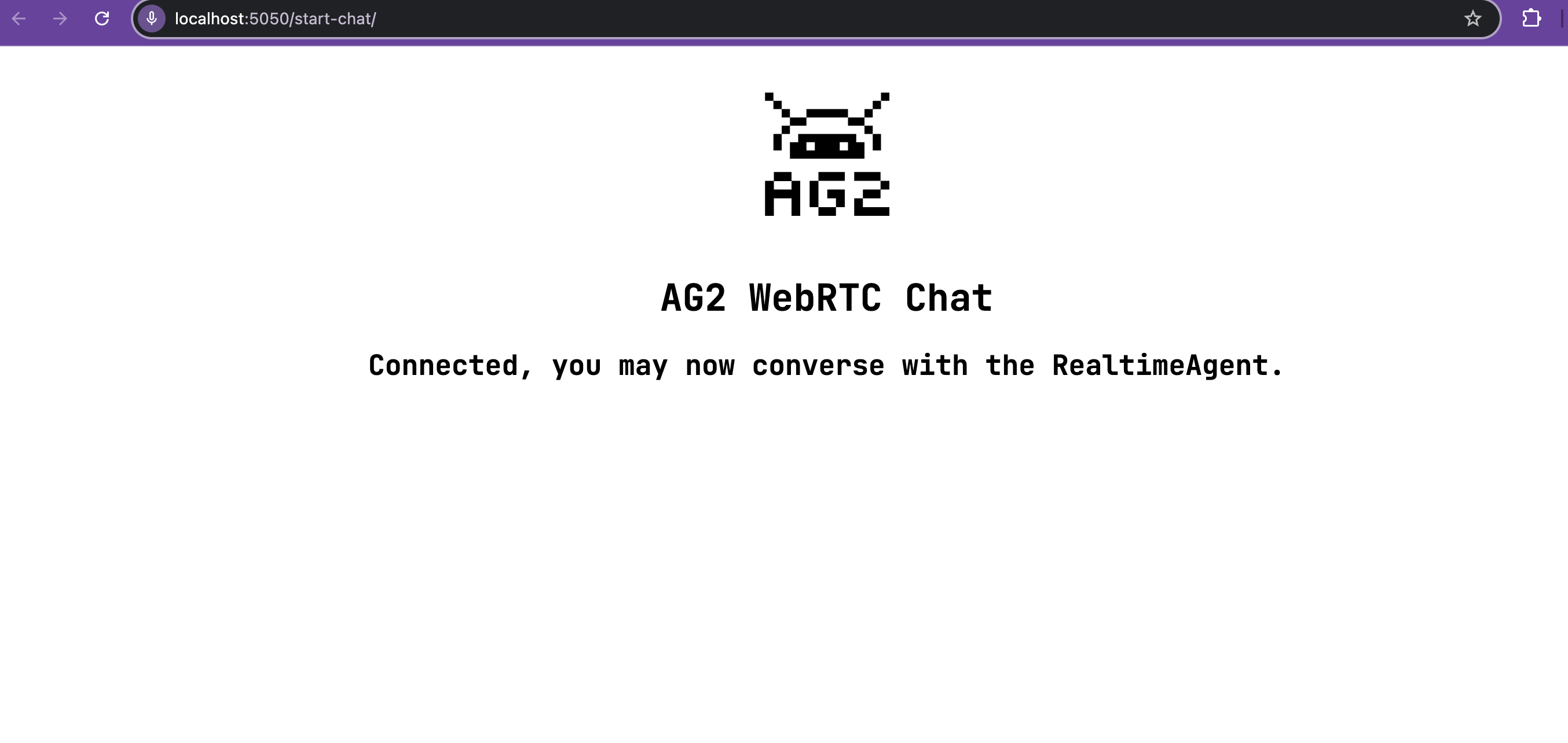 Realtime agent chat